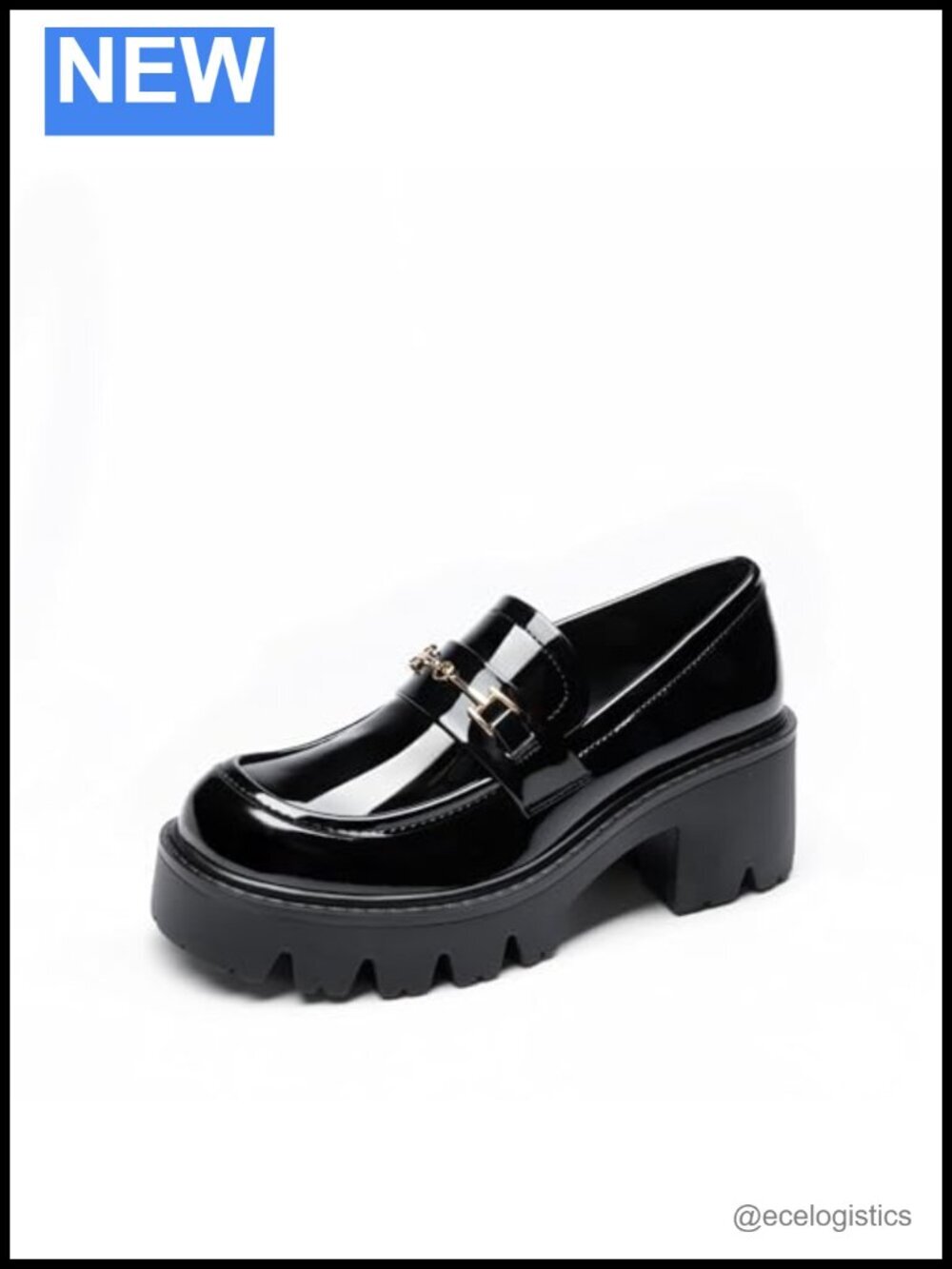 Chunky Loafers with 2.6-Inch Heel and 1.2-Inch Platform
